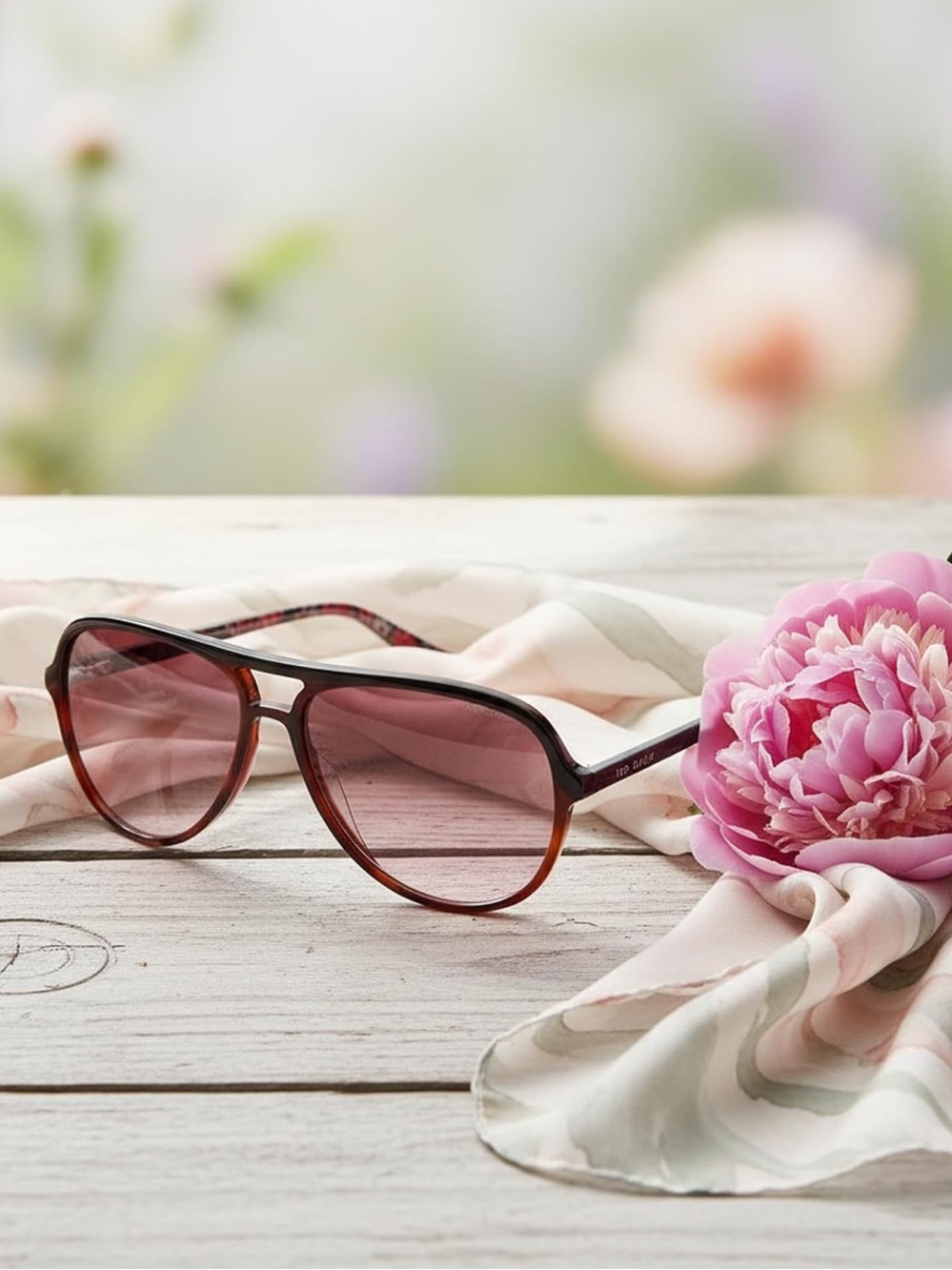 Ted Baker Gradient Aviator Sunglasses